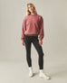Unisex American Vintage Crew Sweatshirt - Mineral Wash Russet Brown